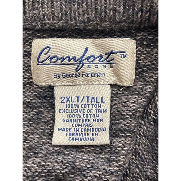 Comfort Zone by George Foreman Sweater Vest Size 2XLT - Picture 5 of 7